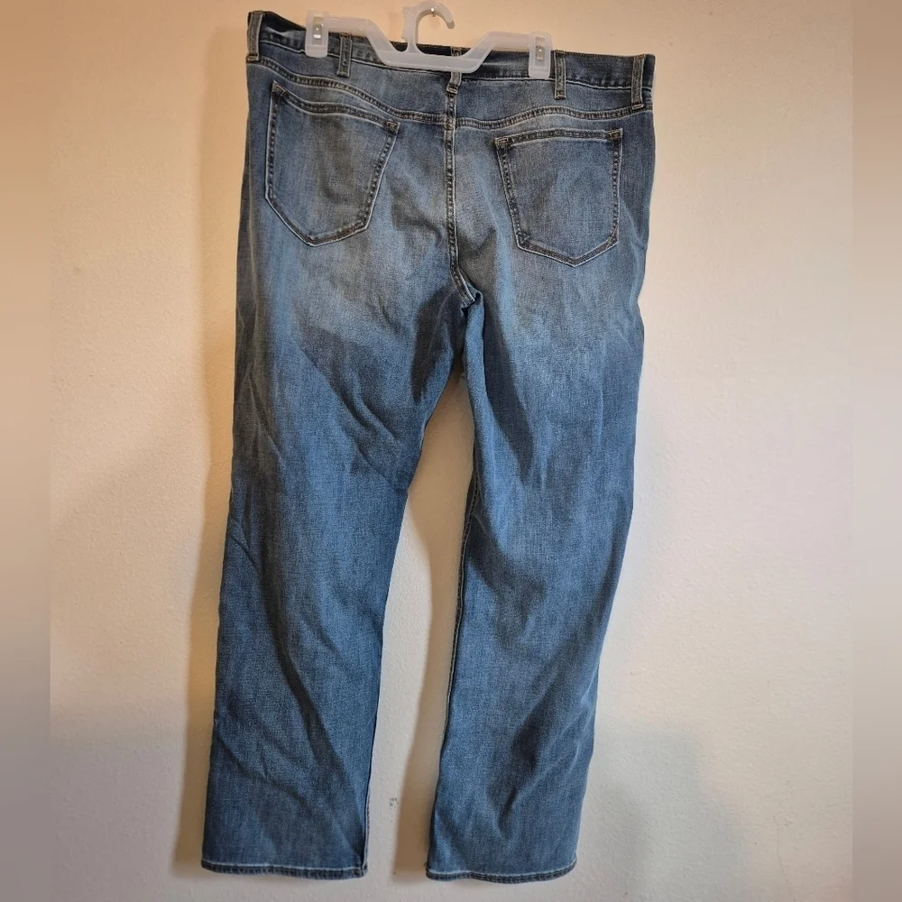 Banana Republic Blue Straight Jeans with Subtle Fading